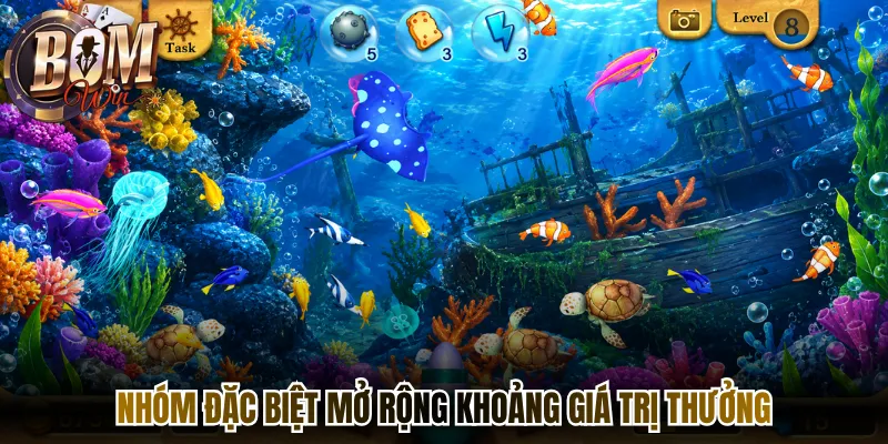 Nhóm đặc biệt mở rộng khoảng giá trị thưởng
