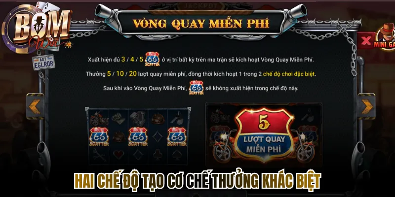 Hai chế độ tạo cơ chế thưởng khác biệt