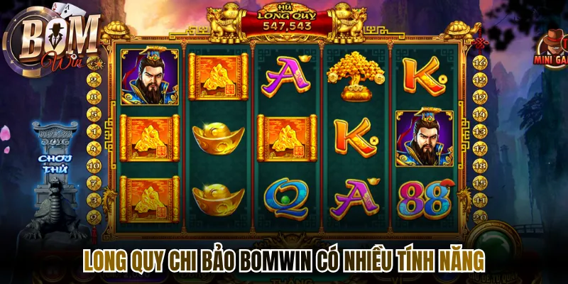 Long quy chi bảo Bomwin có nhiều tính năng
