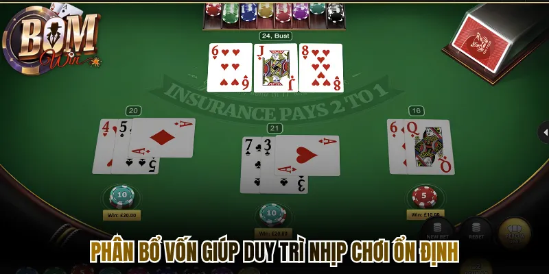 Phân bổ vốn giúp duy trì nhịp chơi ổn định